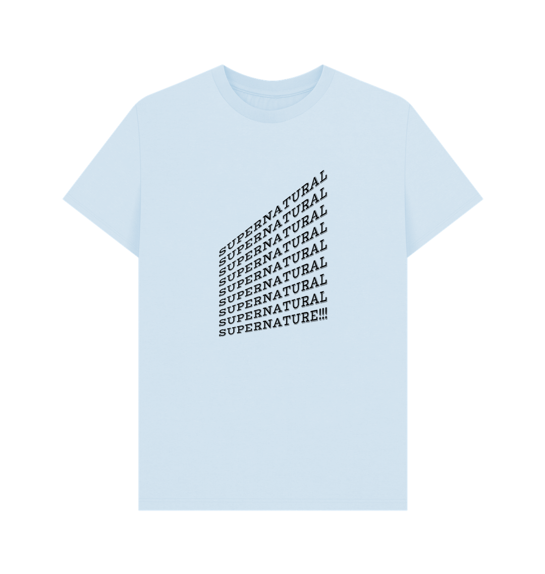 Sky Blue Printed T-shirt