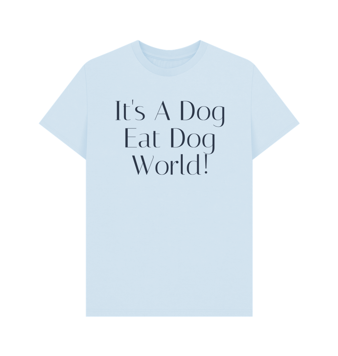 Sky Blue Printed T-shirt