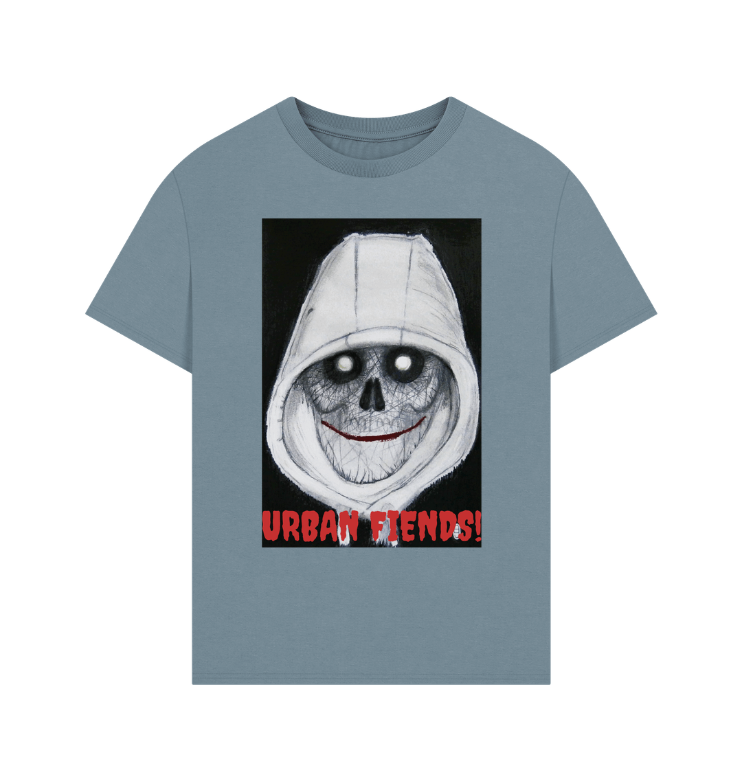 Stone Blue Printed T-shirt