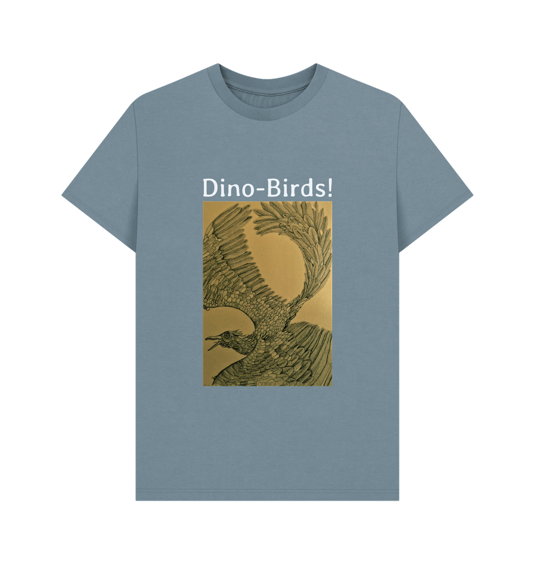 Stone Blue Printed T-shirt
