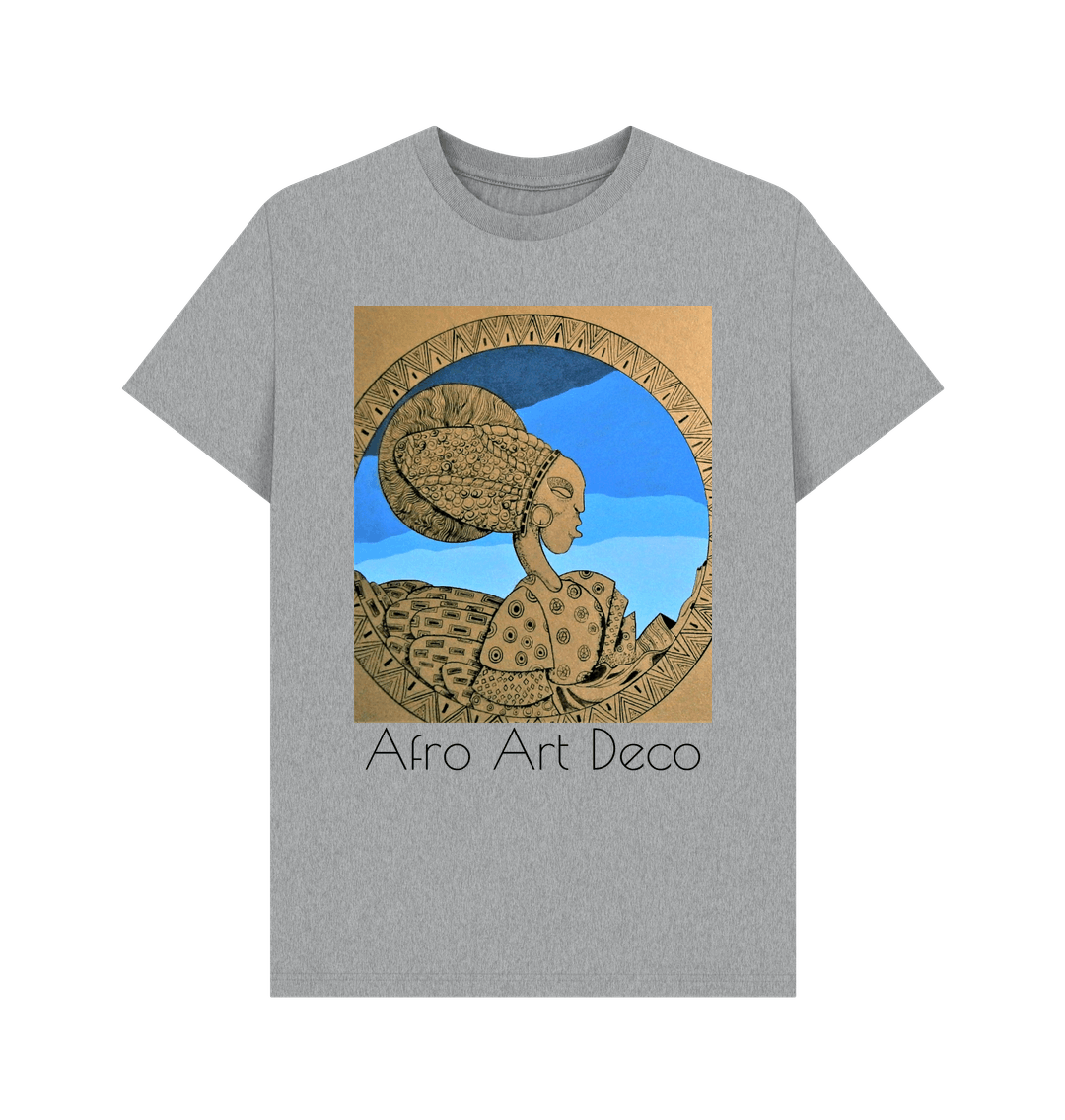 Athletic Grey Printed T-shirt
