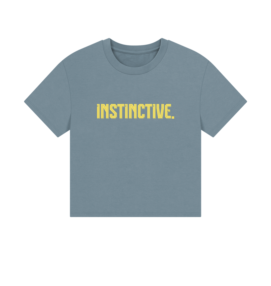 Stone Blue Printed T-shirt