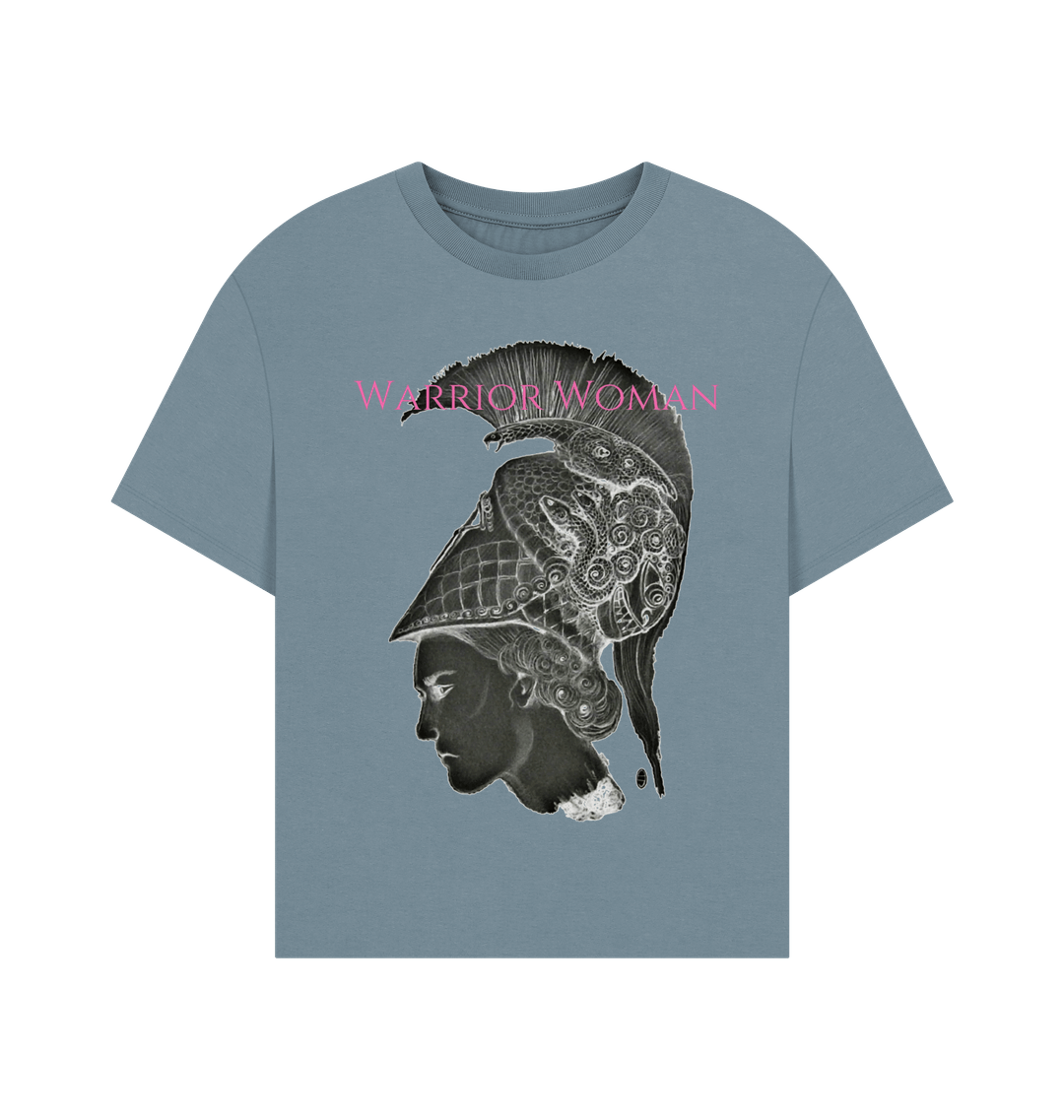 Stone Blue Printed T-shirt