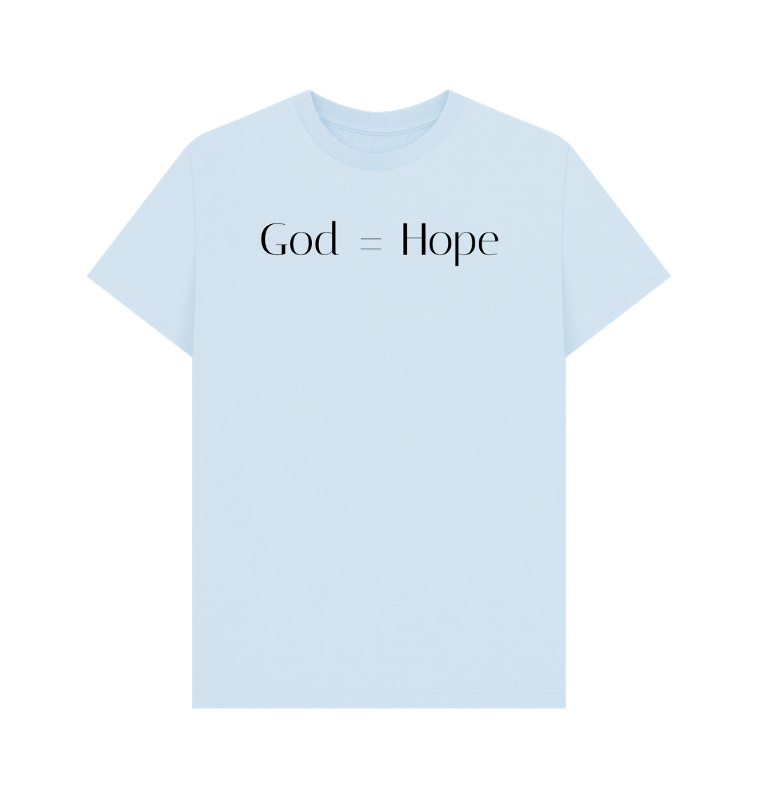 Sky Blue Printed T-shirt