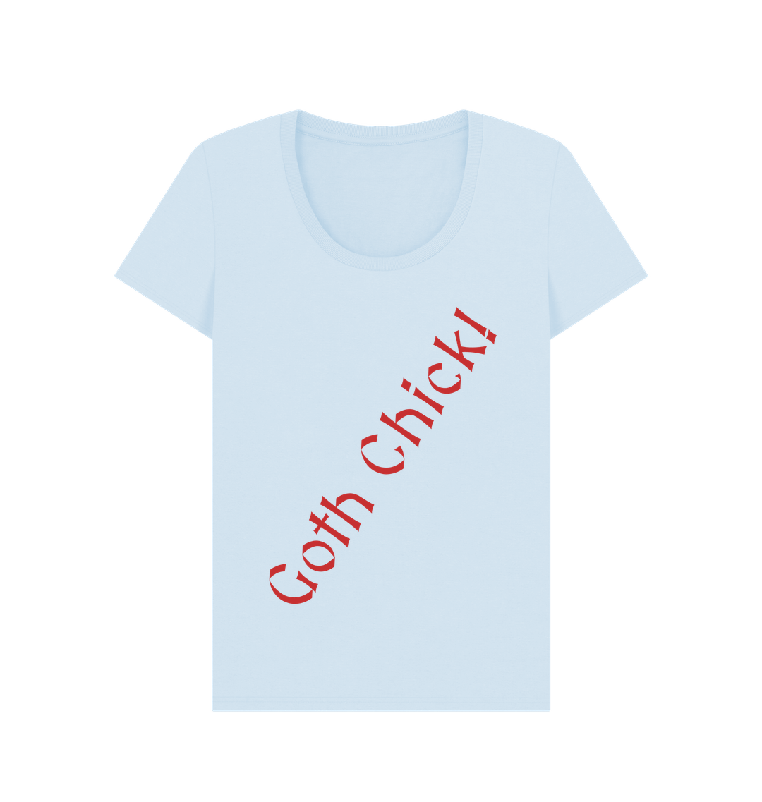 Sky Blue Printed T-shirt