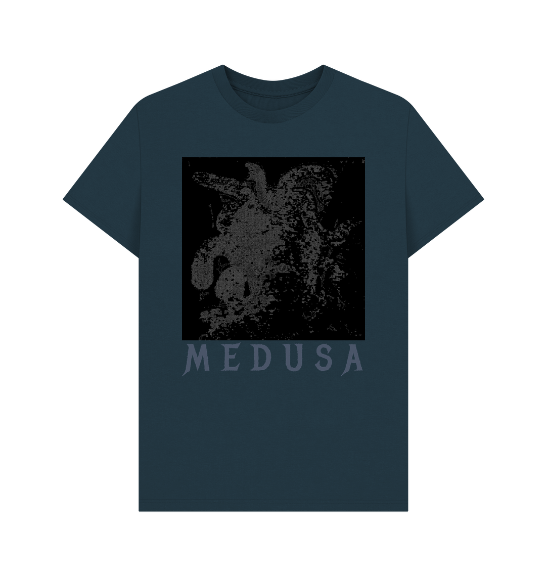 Denim Blue Printed T-shirt