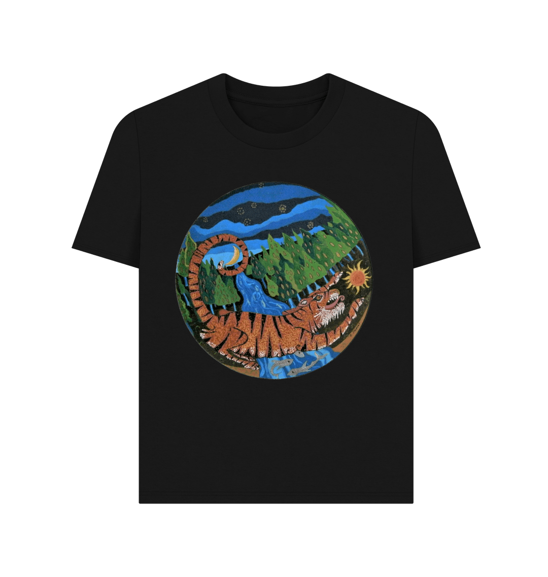 Black Printed T-shirt