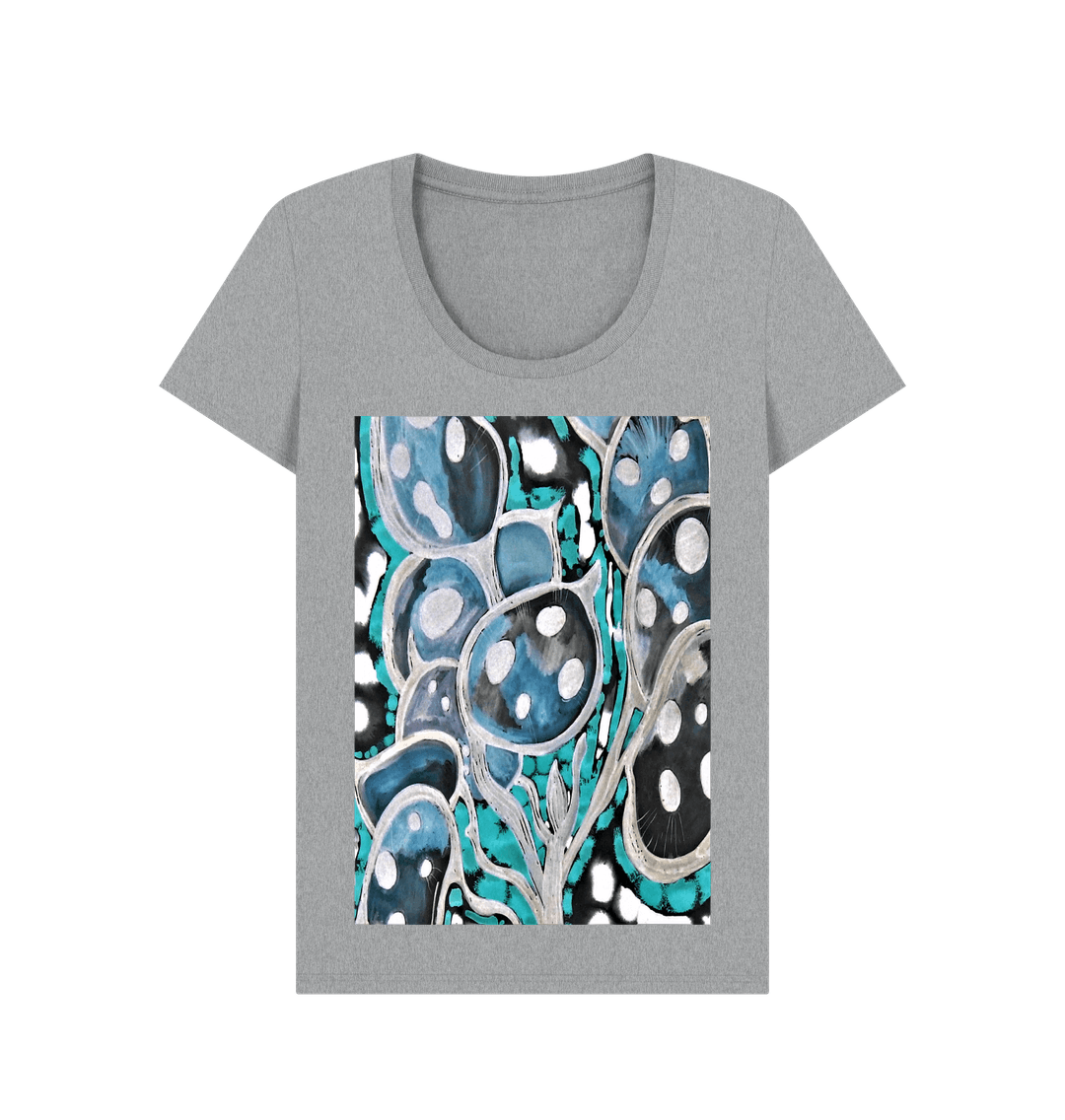Athletic Grey Printed T-shirt