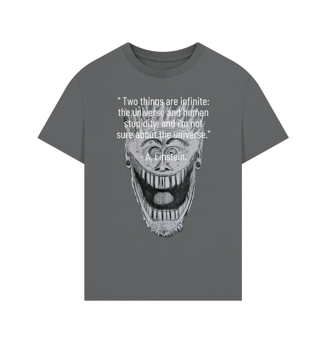 Slate Grey Printed T-shirt