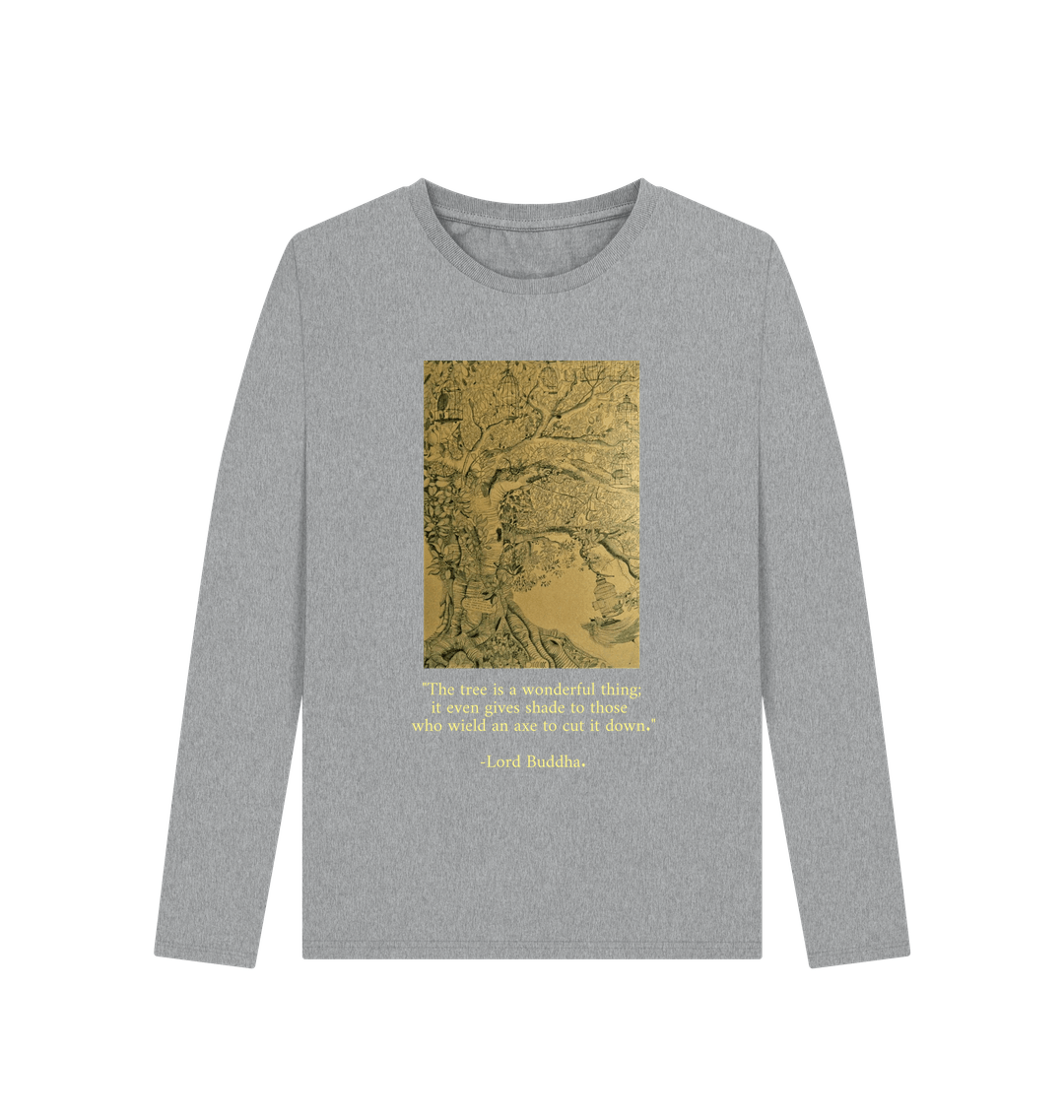 Athletic Grey Printed Long Sleeve T Shirt