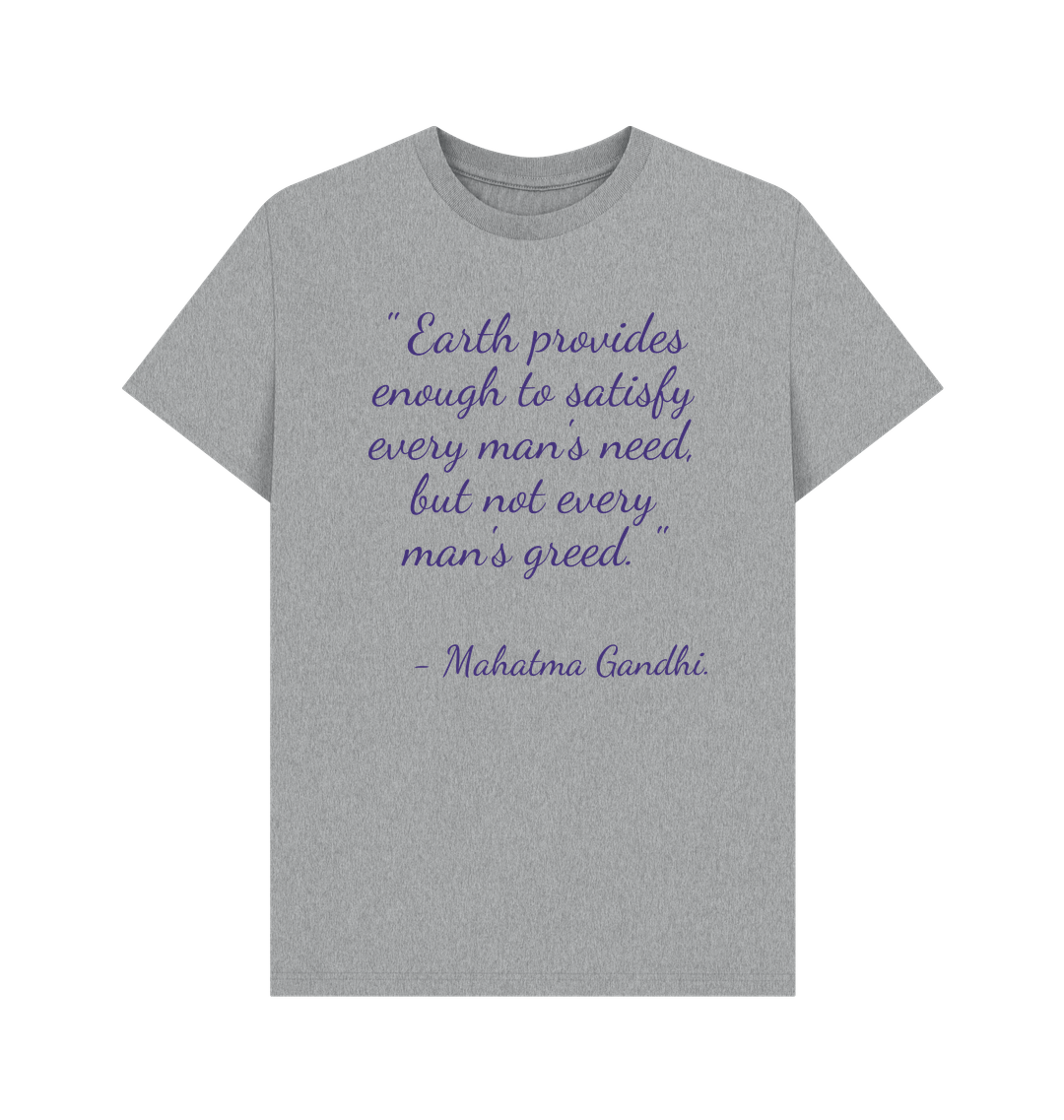 Athletic Grey Printed T-shirt