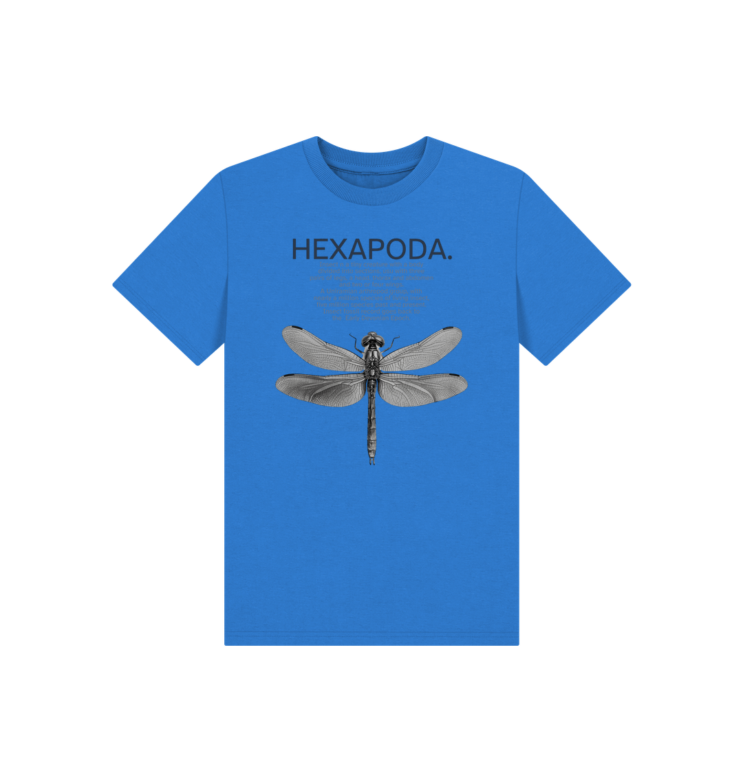 Bright Blue Printed Kids T-Shirt
