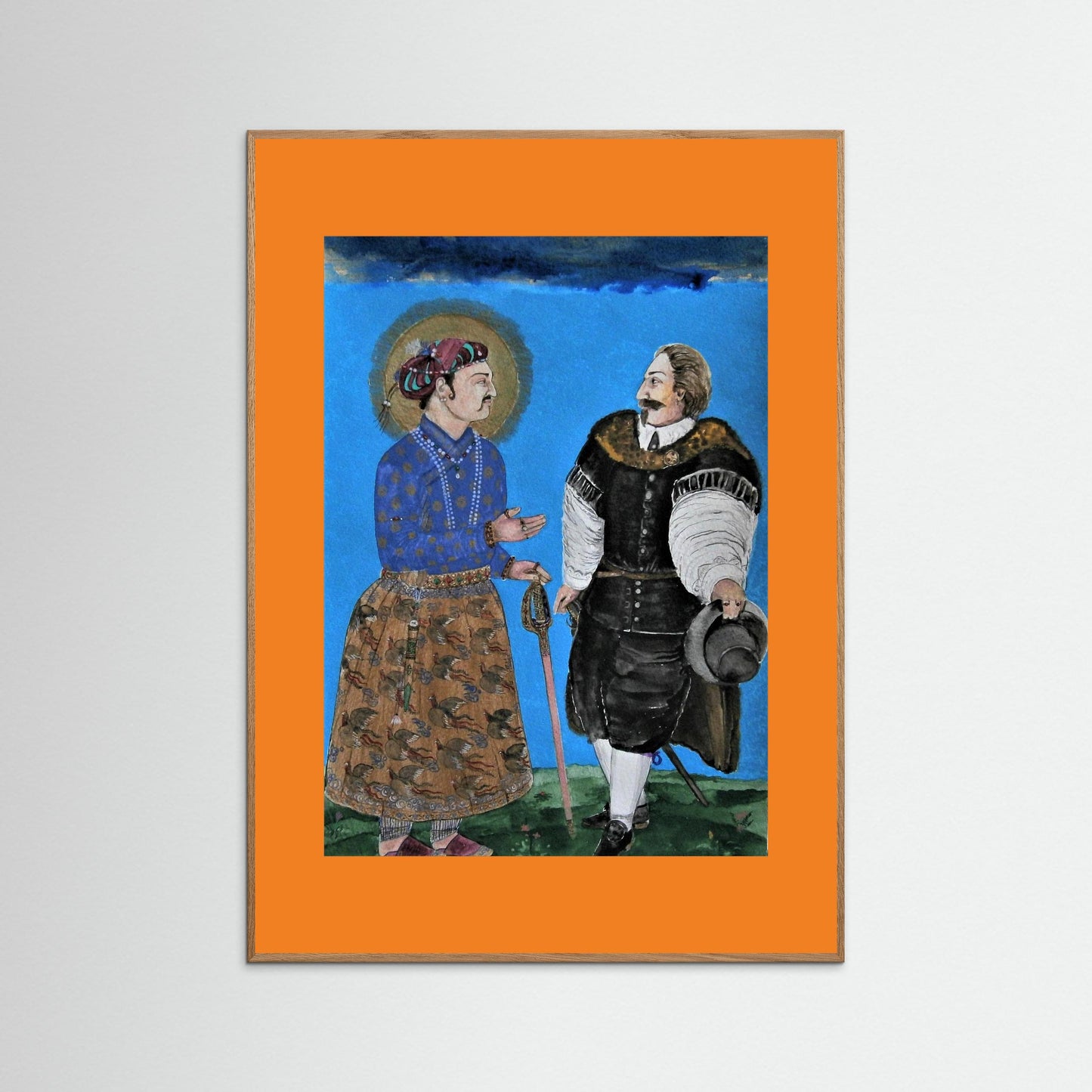 Emperor Jahangir & Sir Thomas Roe.