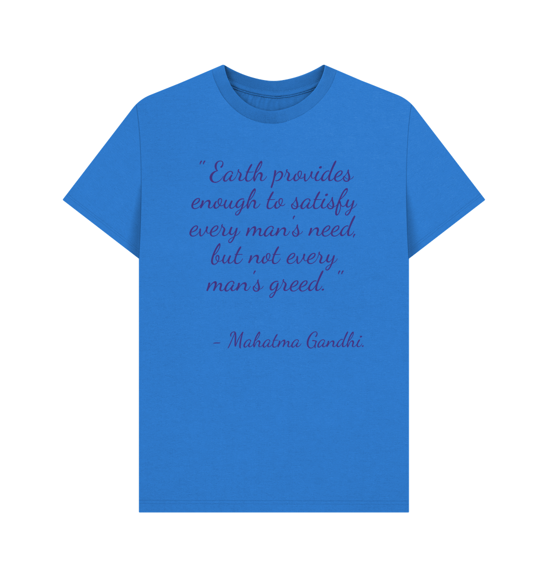 Bright Blue Printed T-shirt