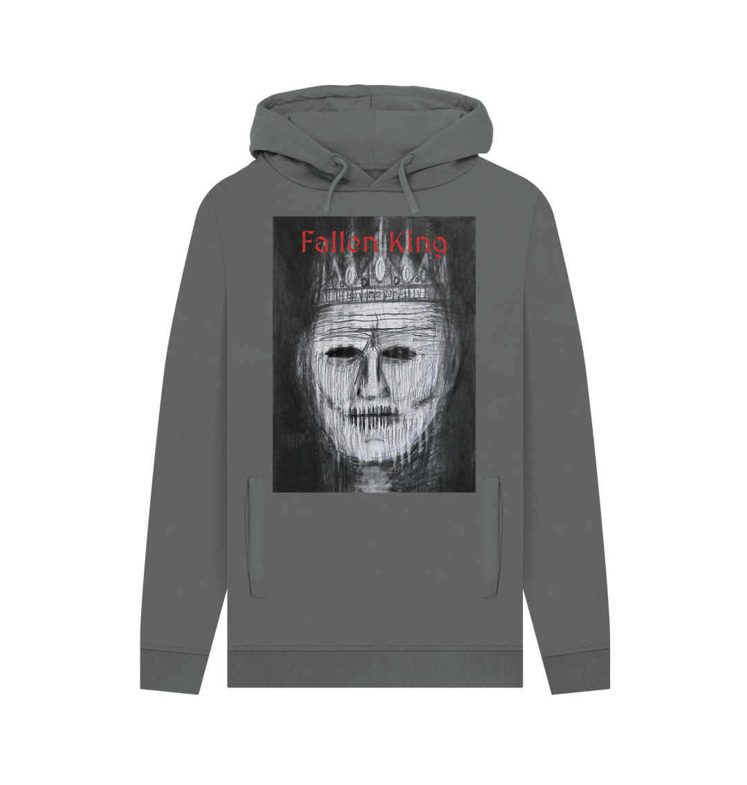 Slate Grey Printed Hoody