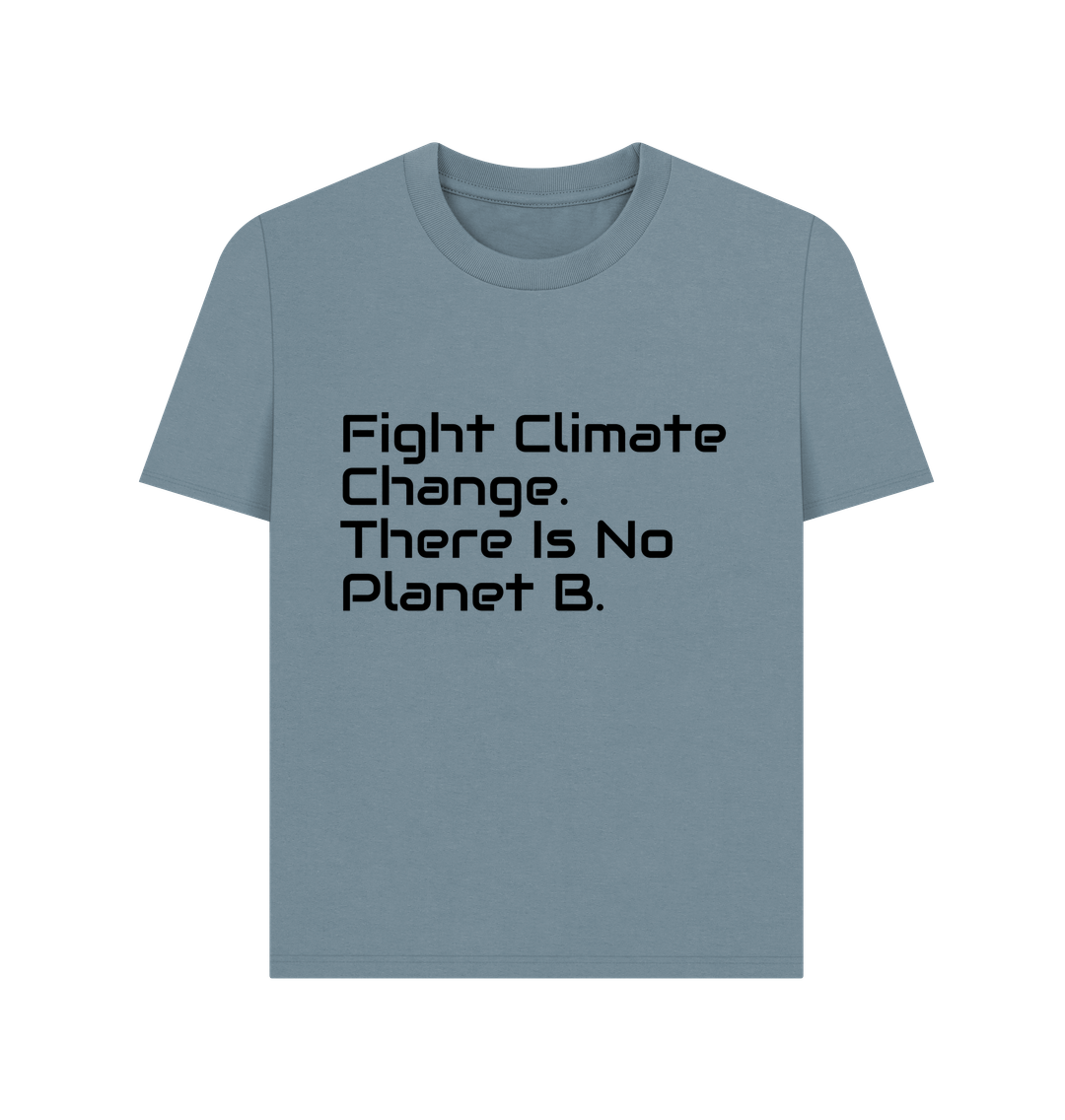 Stone Blue Printed T-shirt