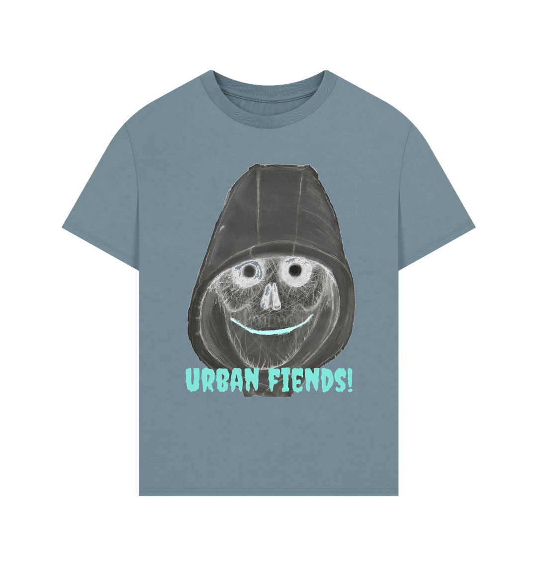 Stone Blue Printed T-shirt