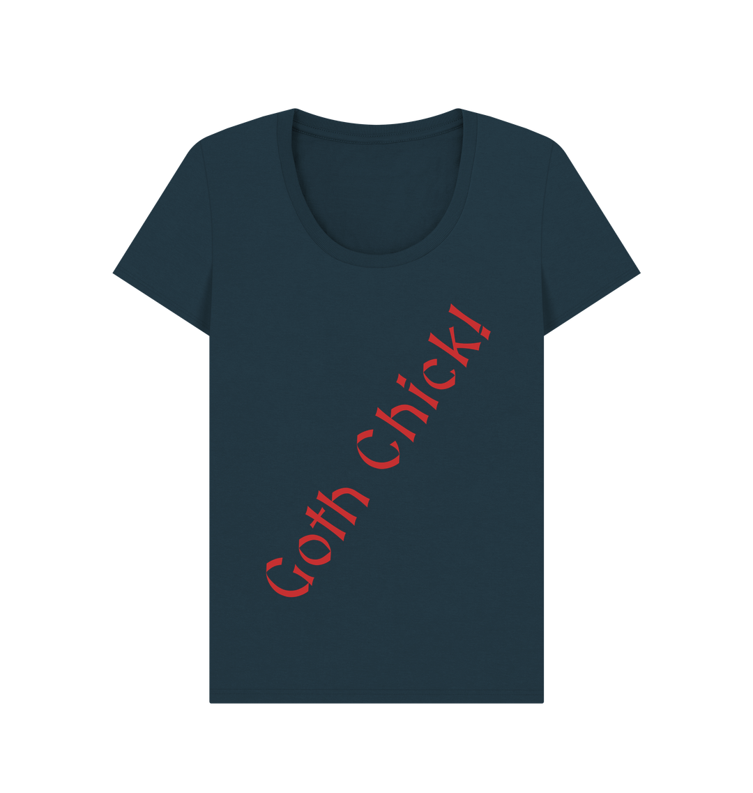 Denim Blue Printed T-shirt
