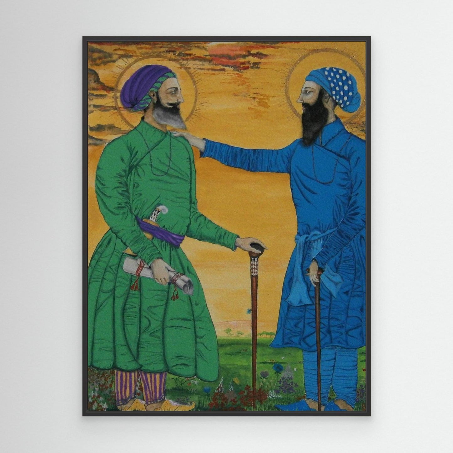 Guru Arjan Dev Greets Sufi Saint Mian Mir.