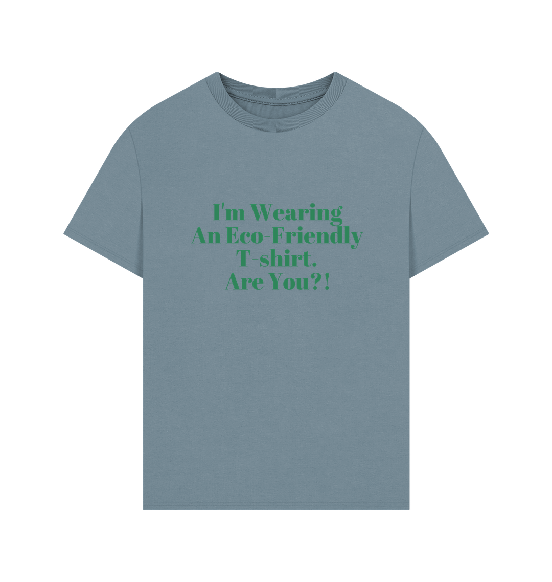 Stone Blue Printed T-shirt