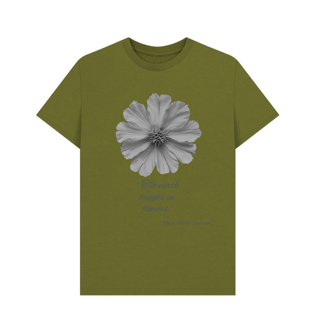 Moss Green Printed T-shirt