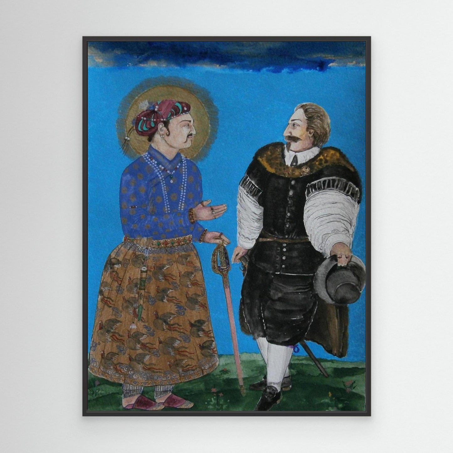Emperor Jahangir & Sir Thomas Roe.