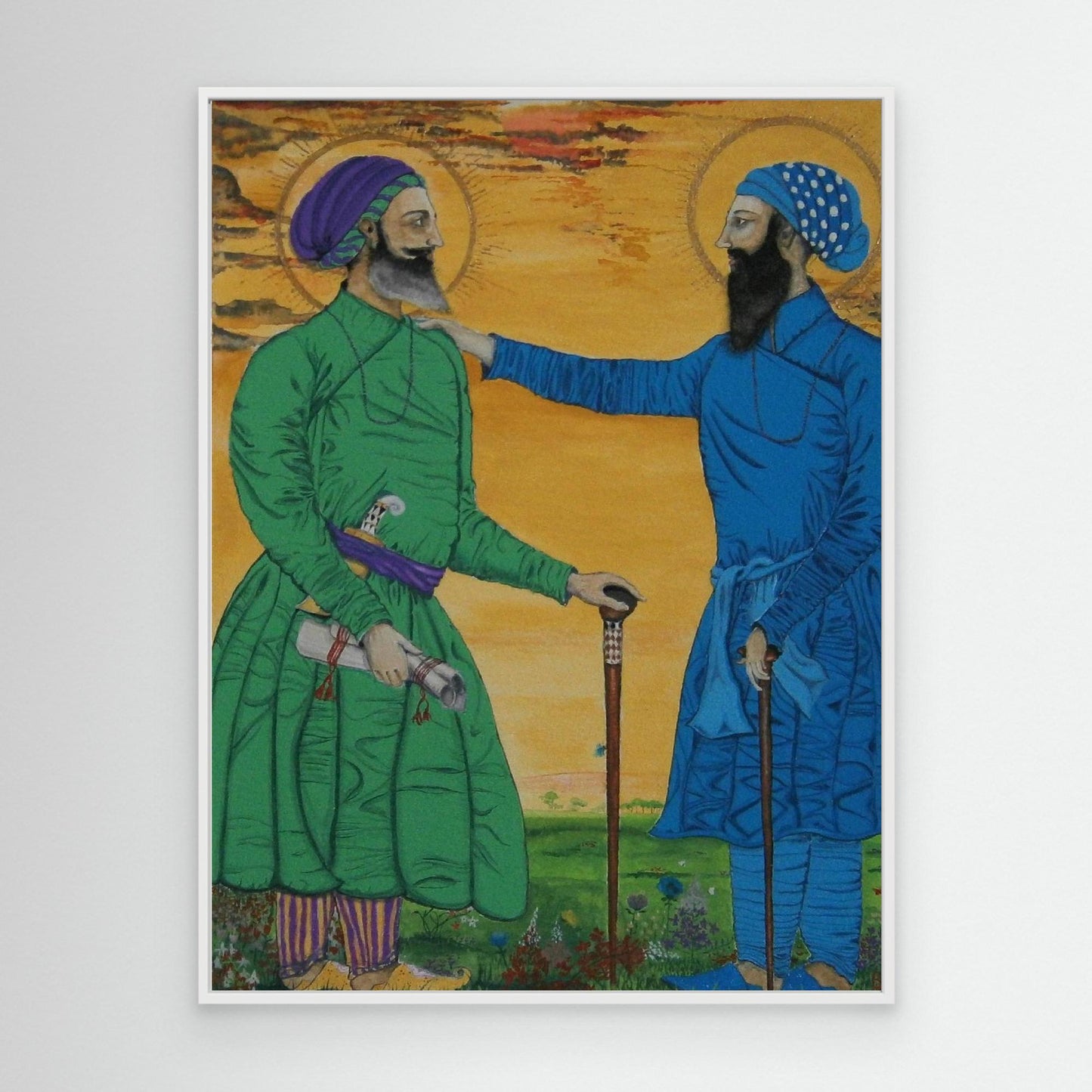 Guru Arjan Dev Greets Sufi Saint Mian Mir.
