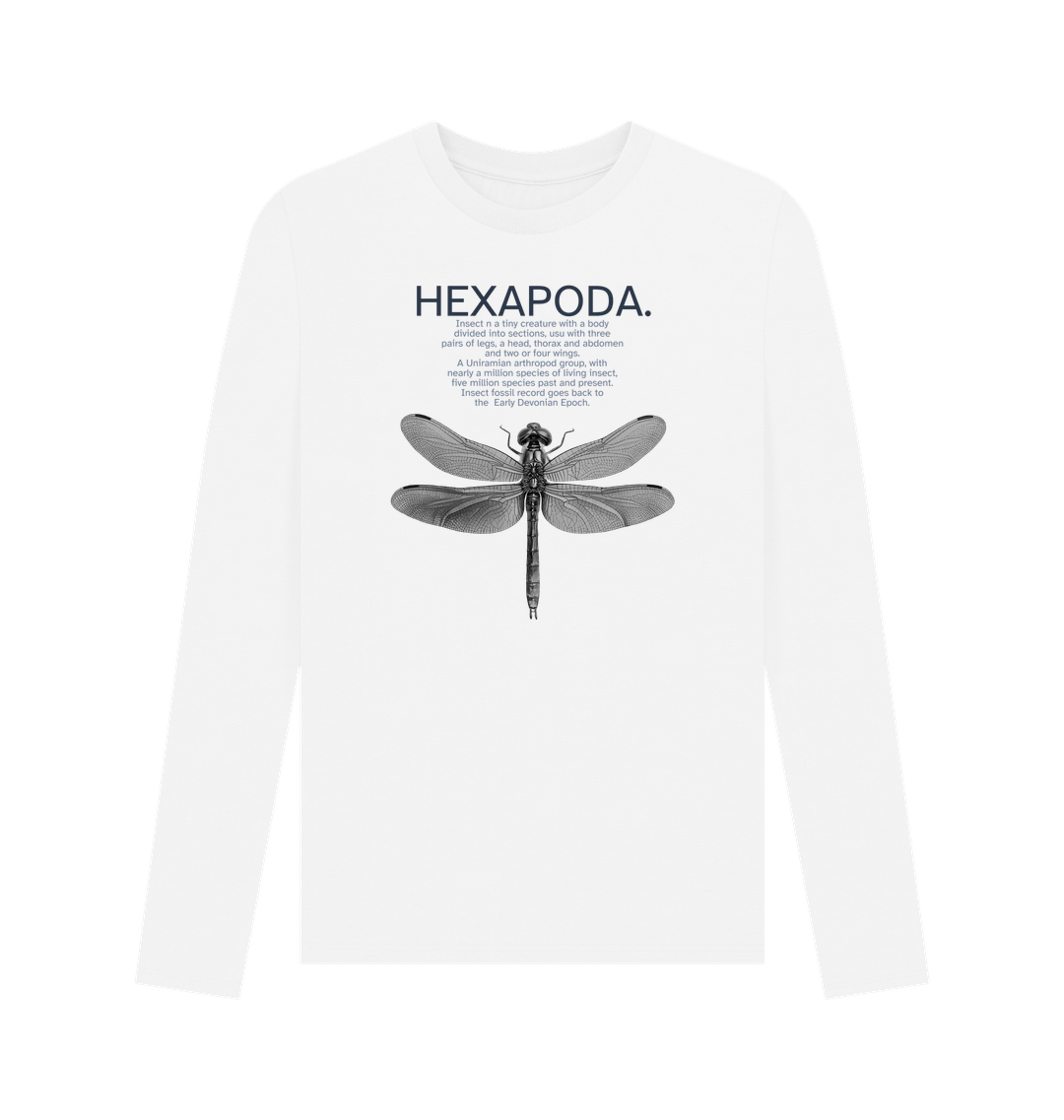 White Printed Long Sleeve T Shirt