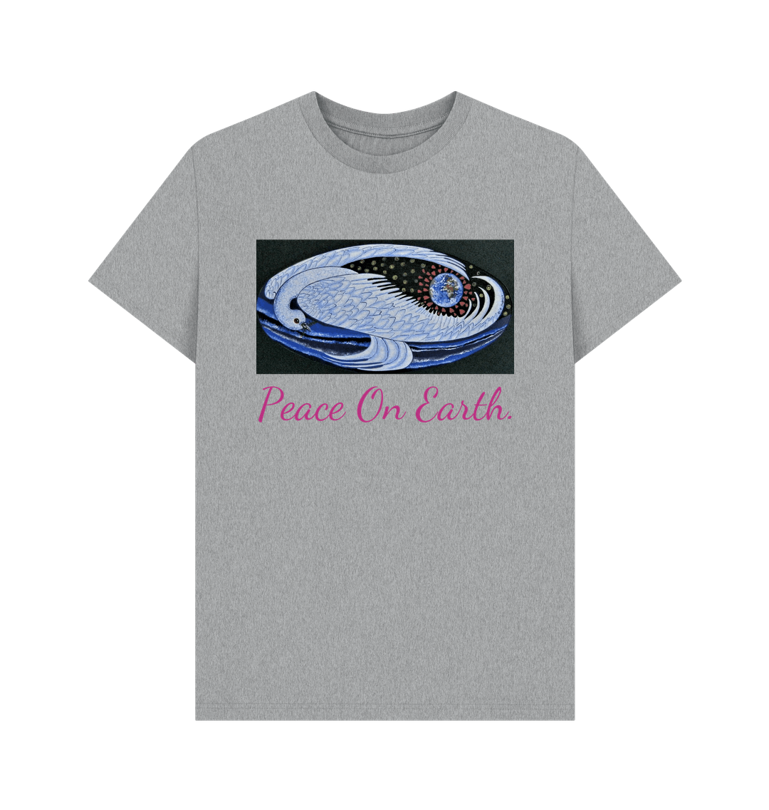 Athletic Grey Printed T-shirt