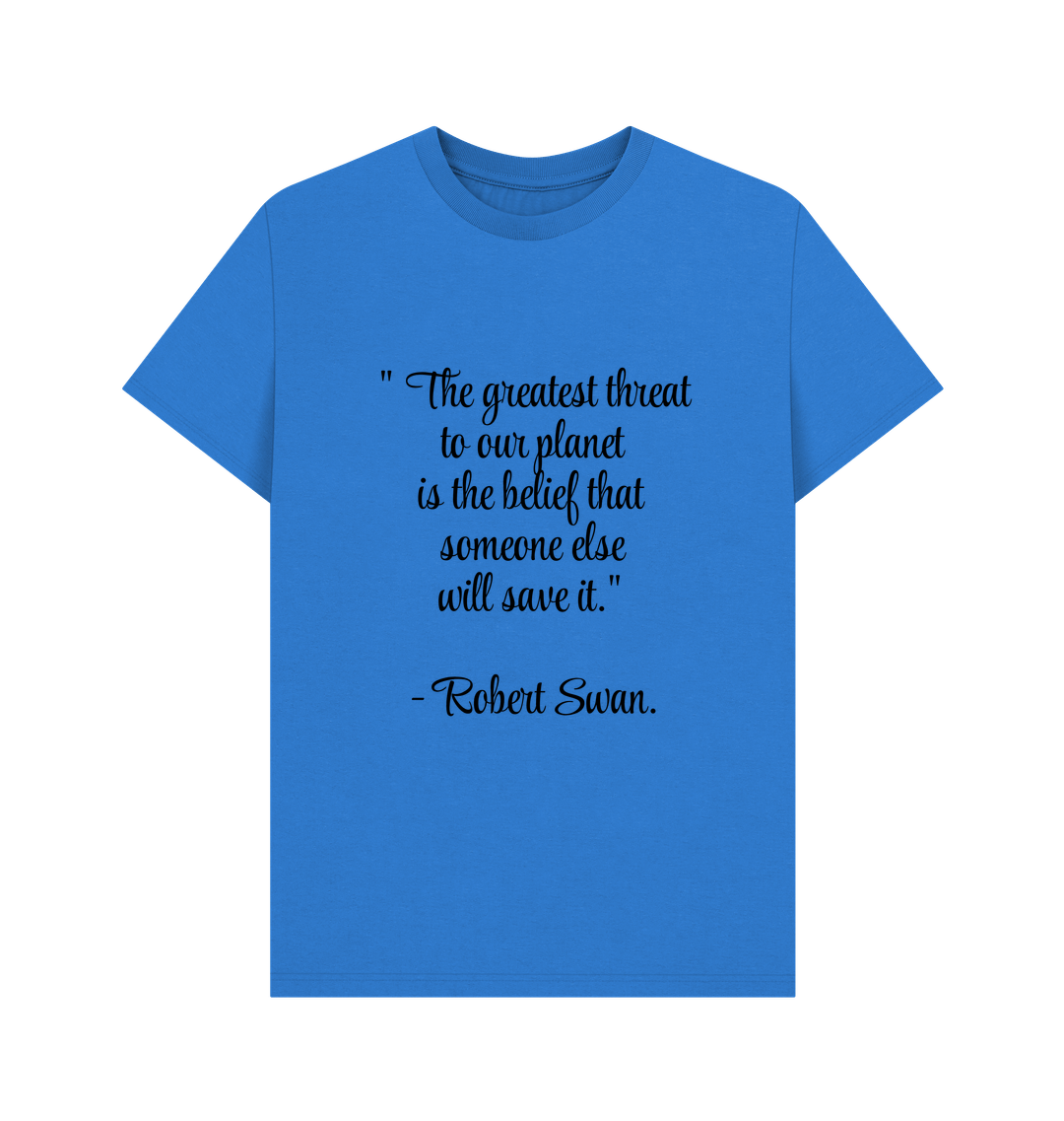 Bright Blue Printed T-shirt