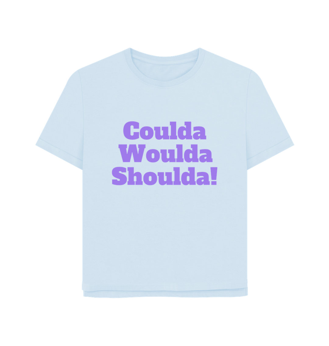 Sky Blue Printed T-shirt