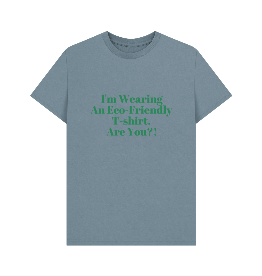 Stone Blue Printed T-shirt