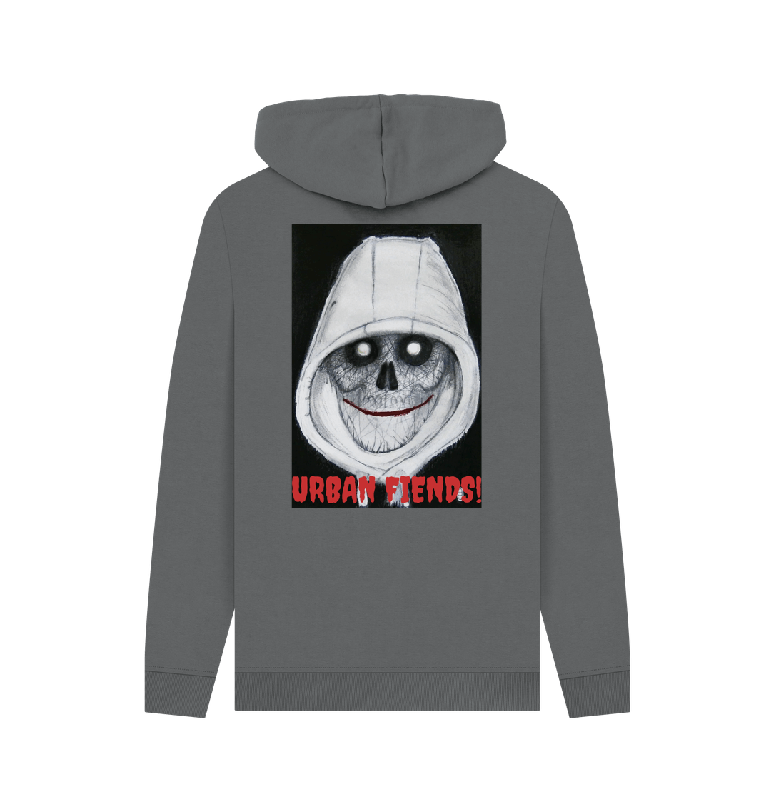 Slate Grey Printed Hoody