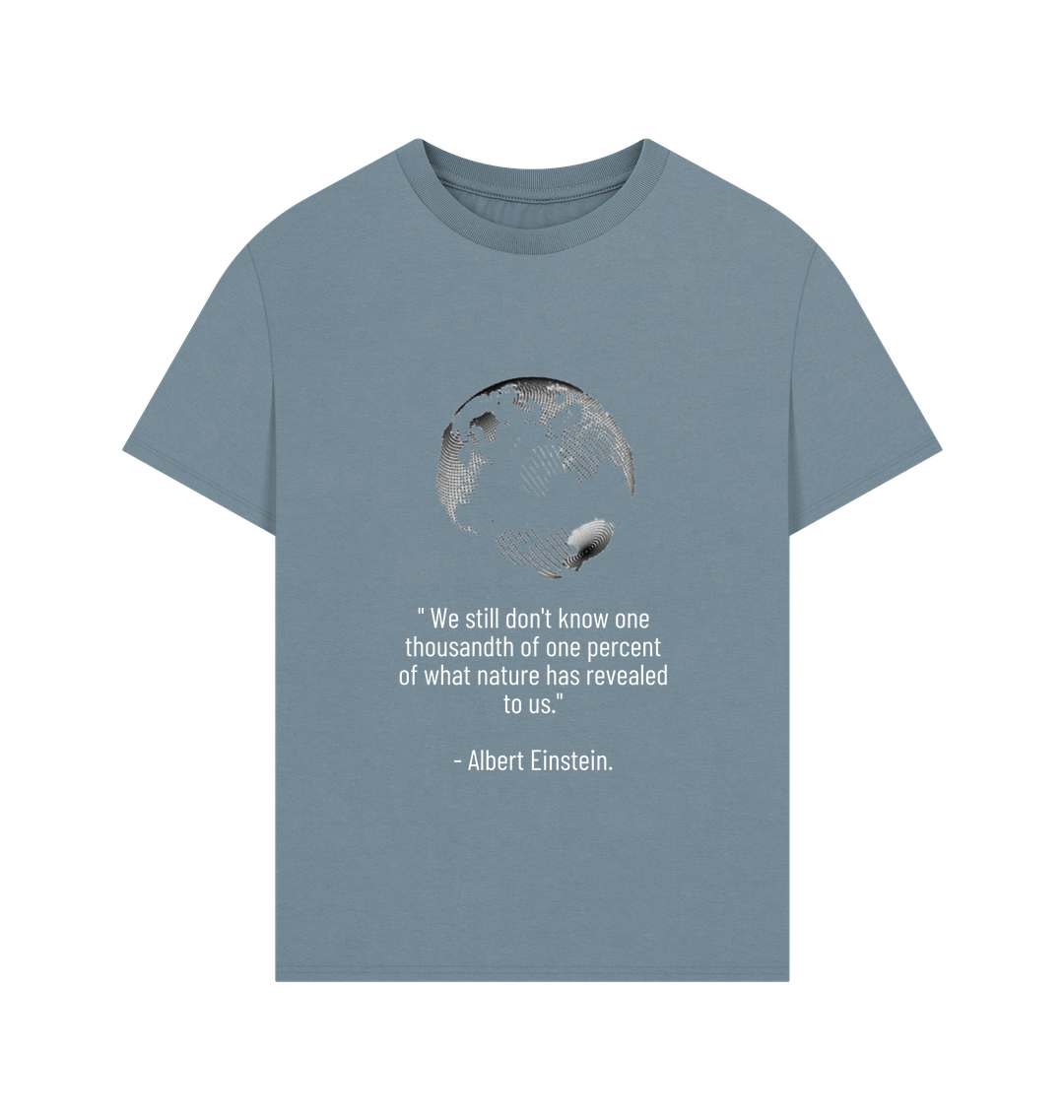 Stone Blue Printed T-shirt