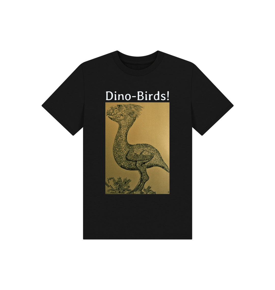Black Printed Kids T-Shirt