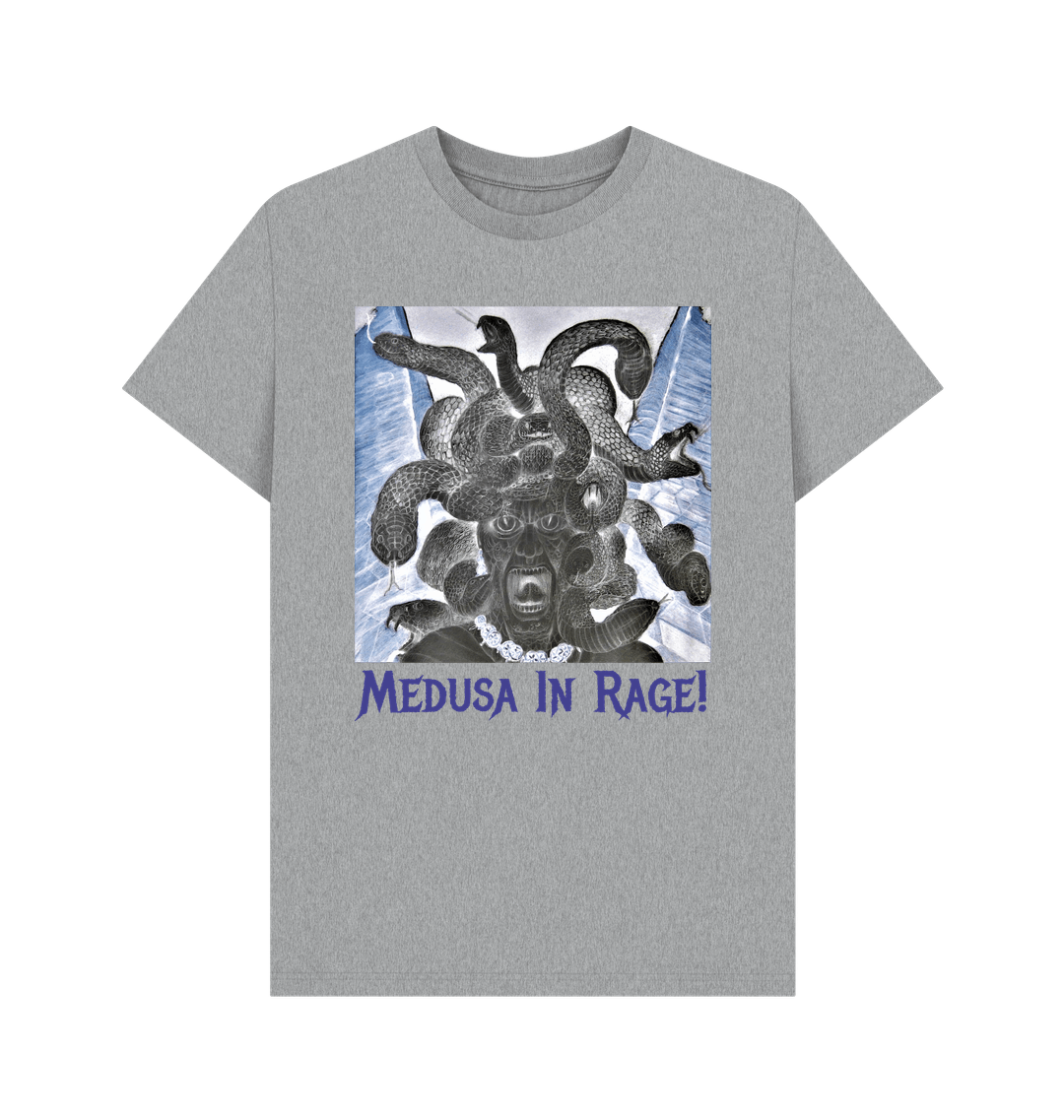 Athletic Grey Printed T-shirt