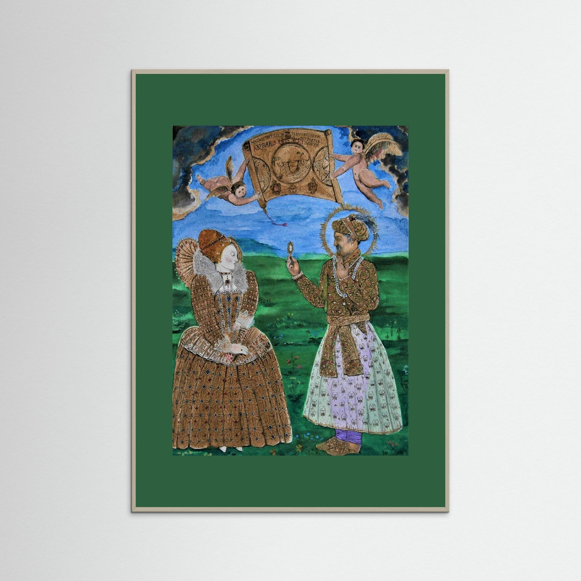 Queen Elizabeth & Emperor Akbar.