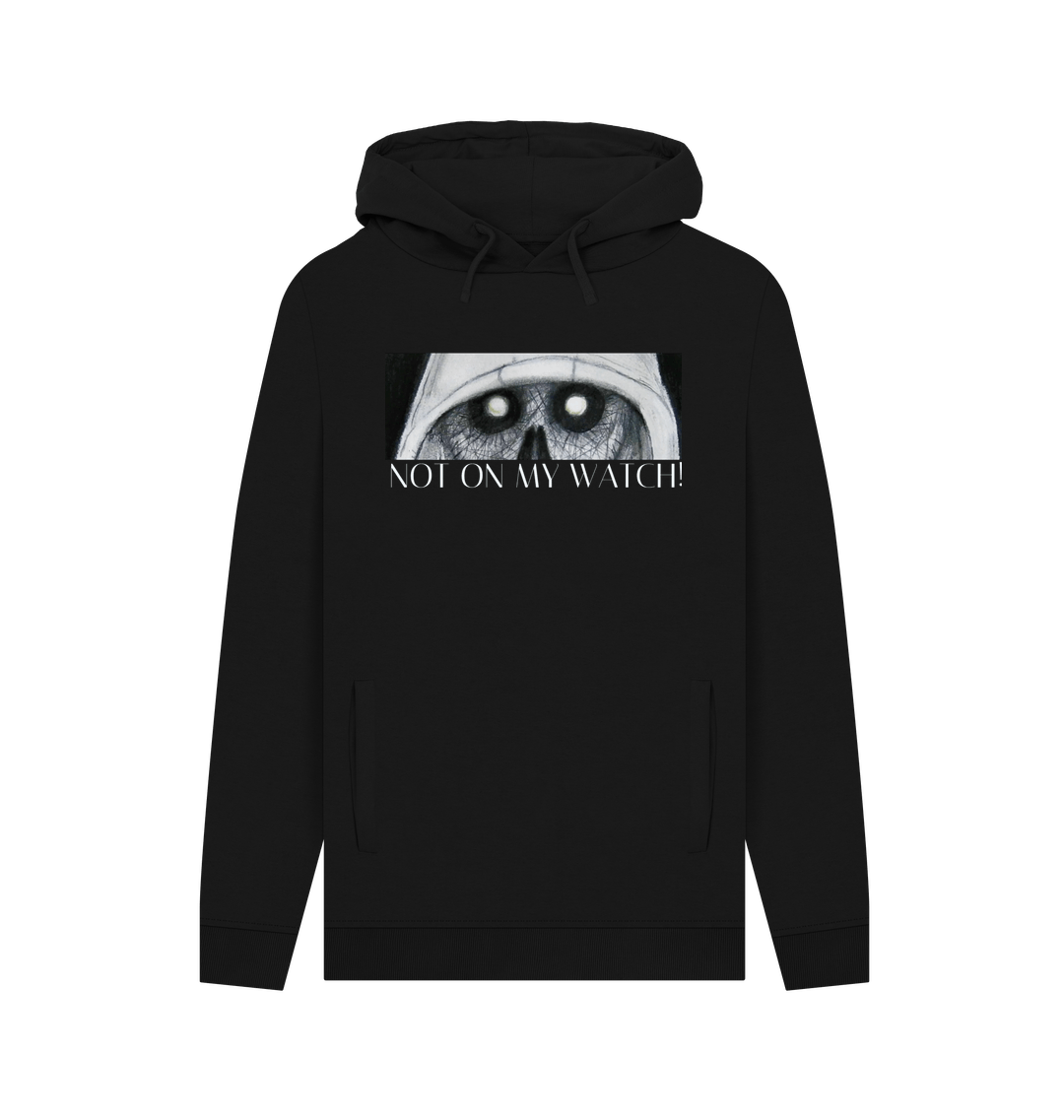 Black Printed Hoody