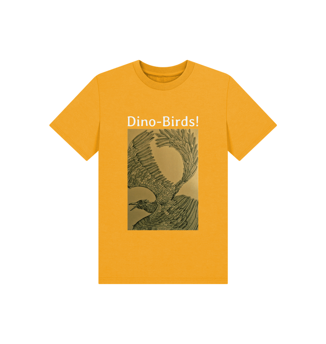 Mustard Printed Kids T-Shirt