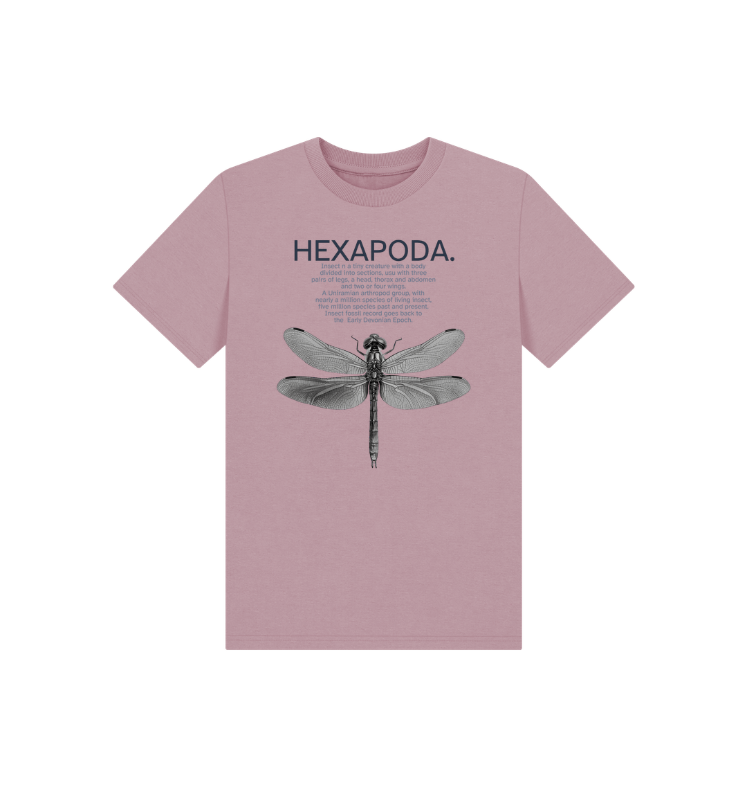 Mauve Printed Kids T-Shirt