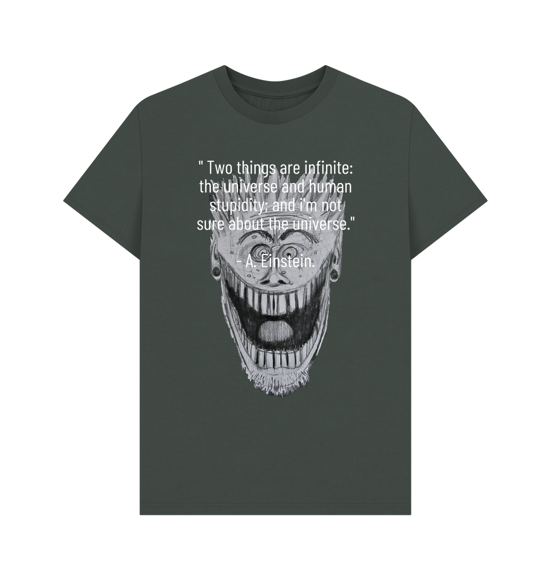 Dark Grey Printed T-shirt