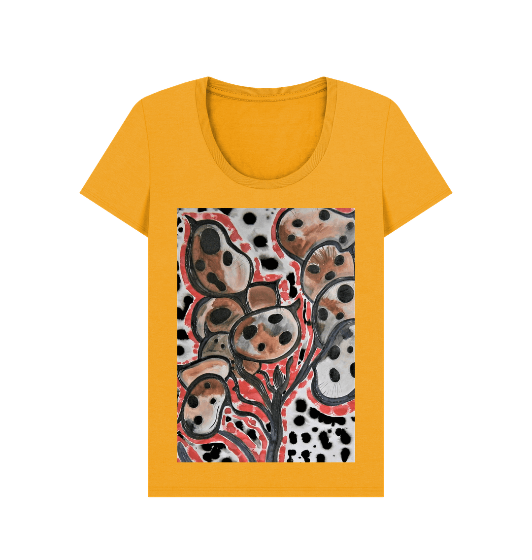 Mustard Printed T-shirt