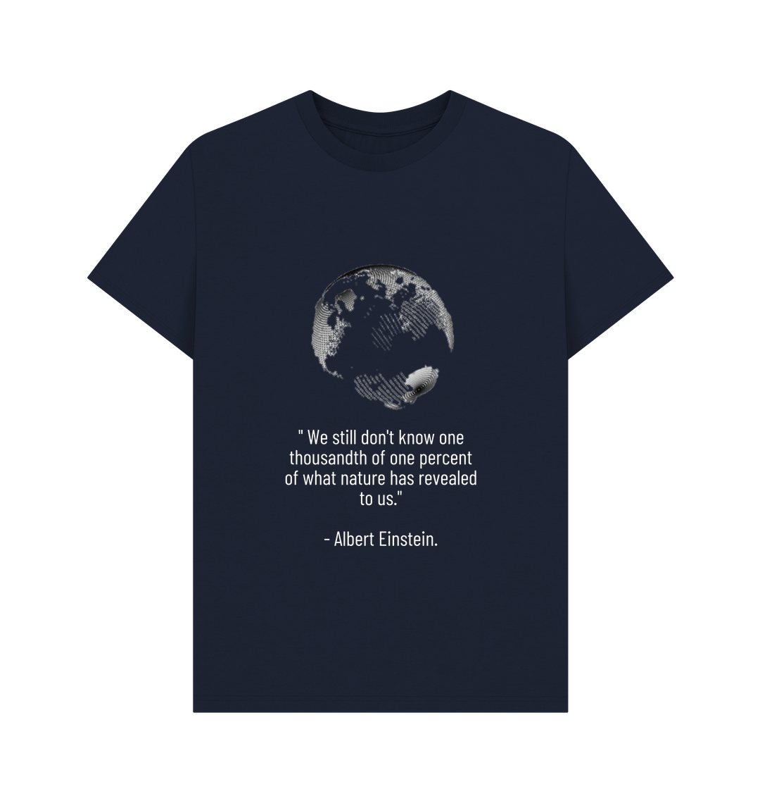 Navy Blue Printed T-shirt