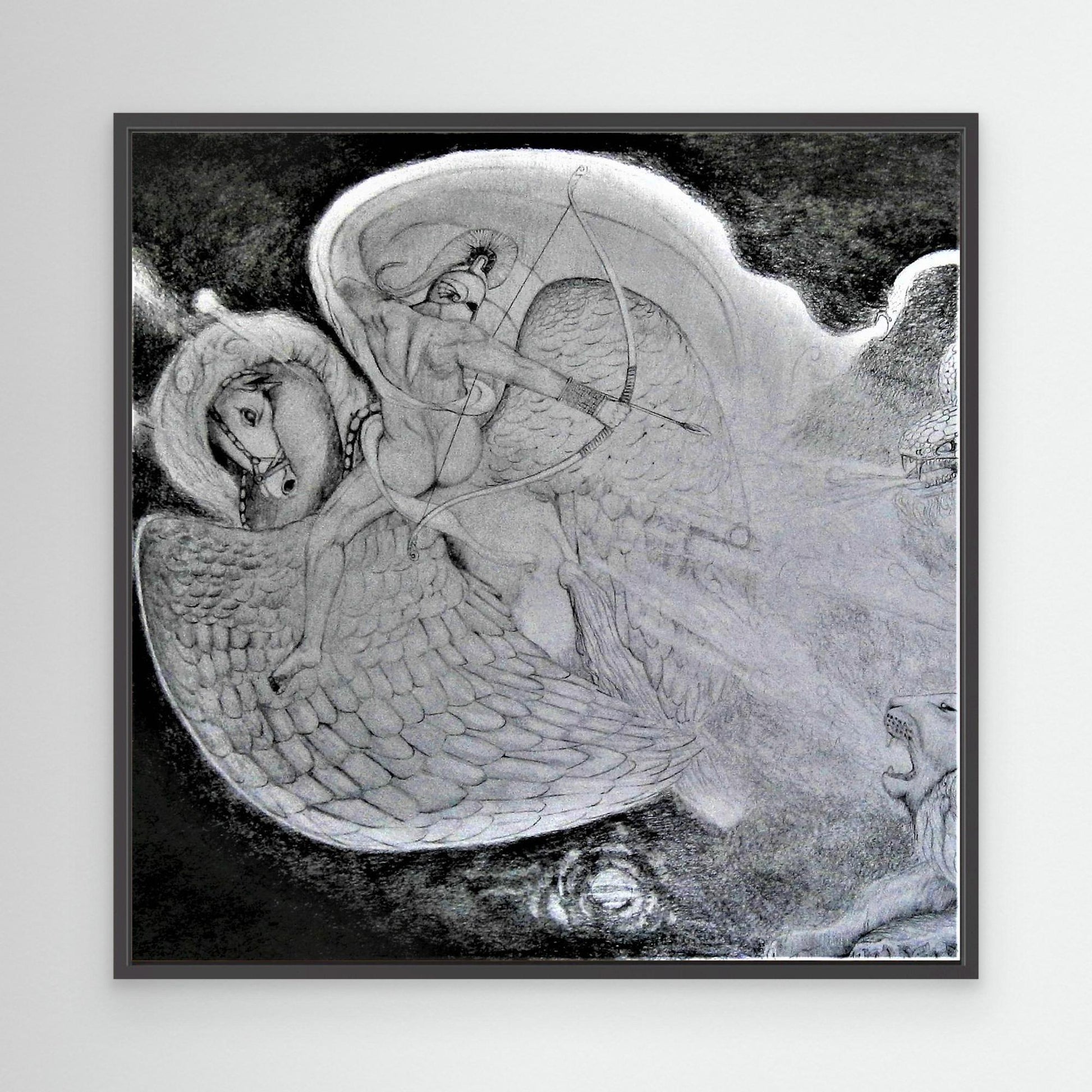 Bellerophon Vs Chimaera (close-up)
