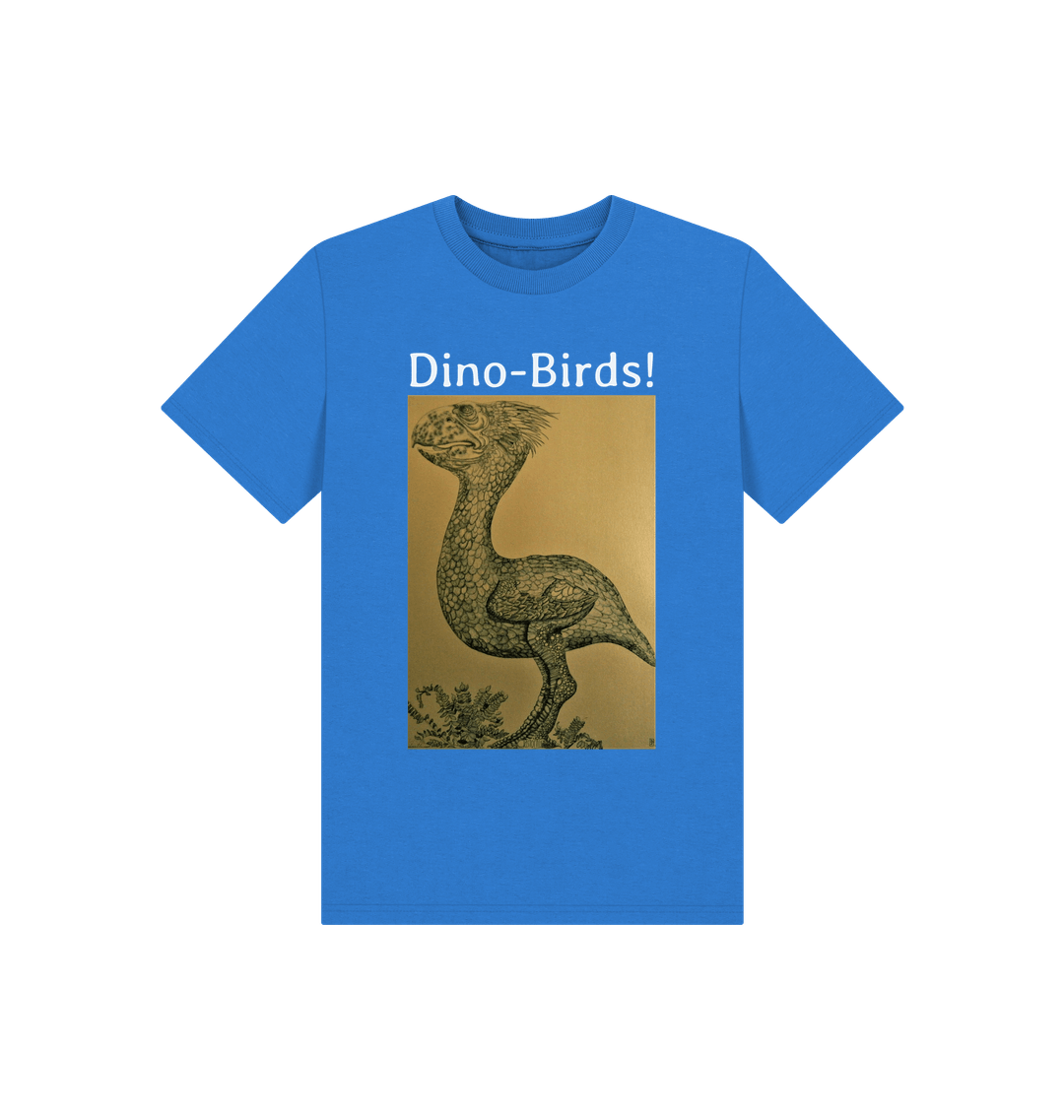 Bright Blue Printed Kids T-Shirt