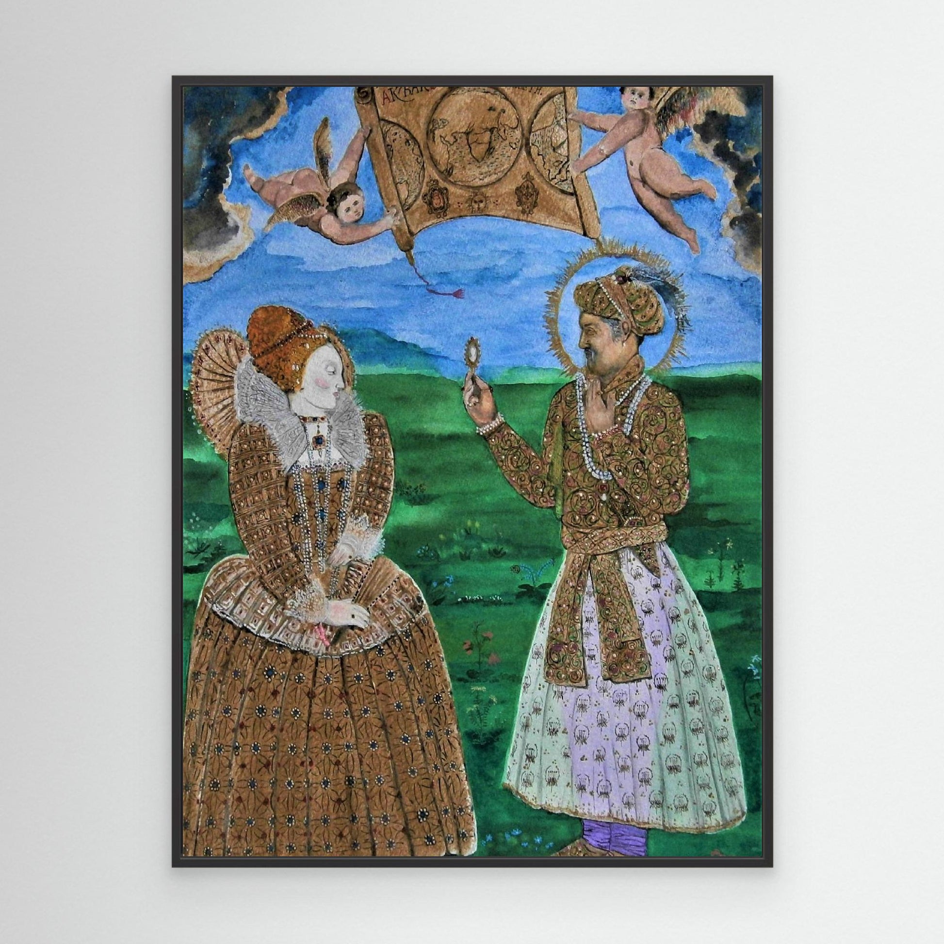 Queen Elizabeth & Emperor Akbar.