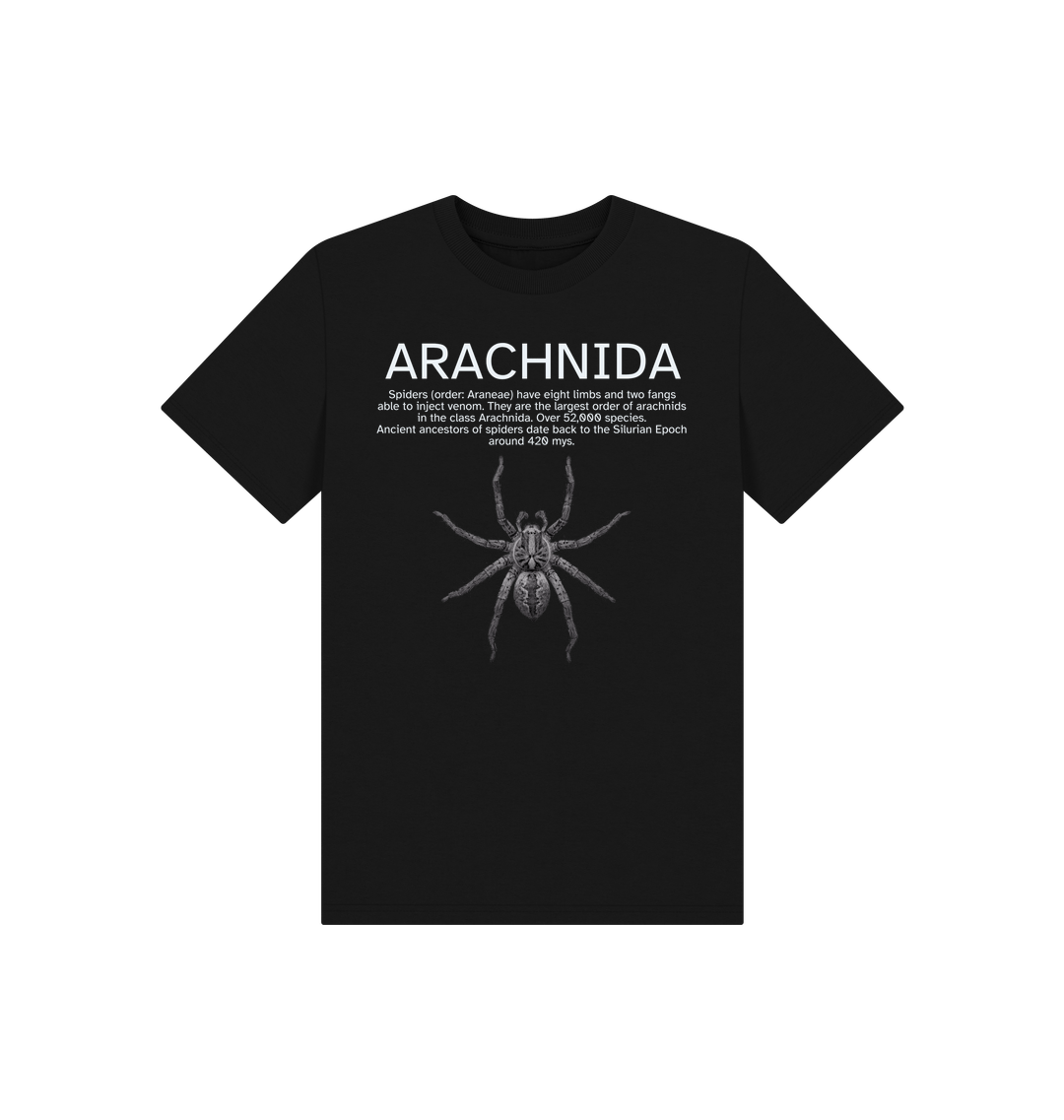 Black Printed Kids T-Shirt