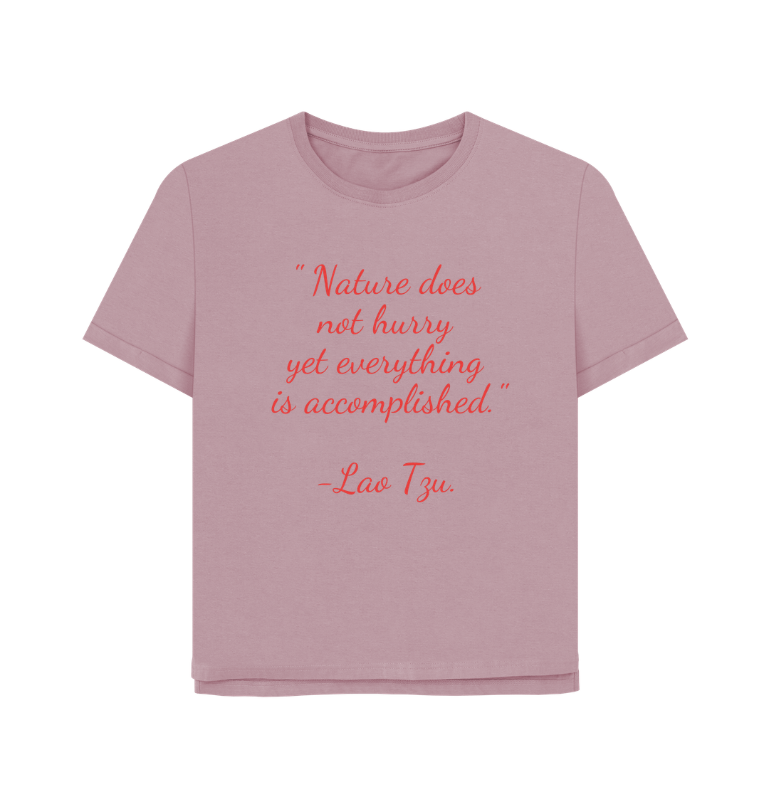Mauve Printed T-shirt