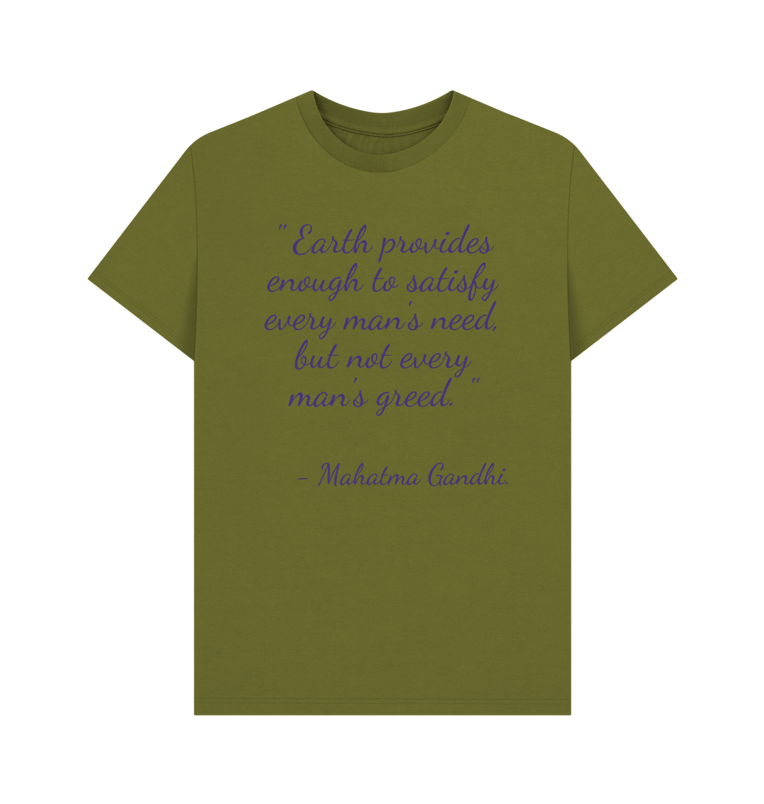 Moss Green Printed T-shirt