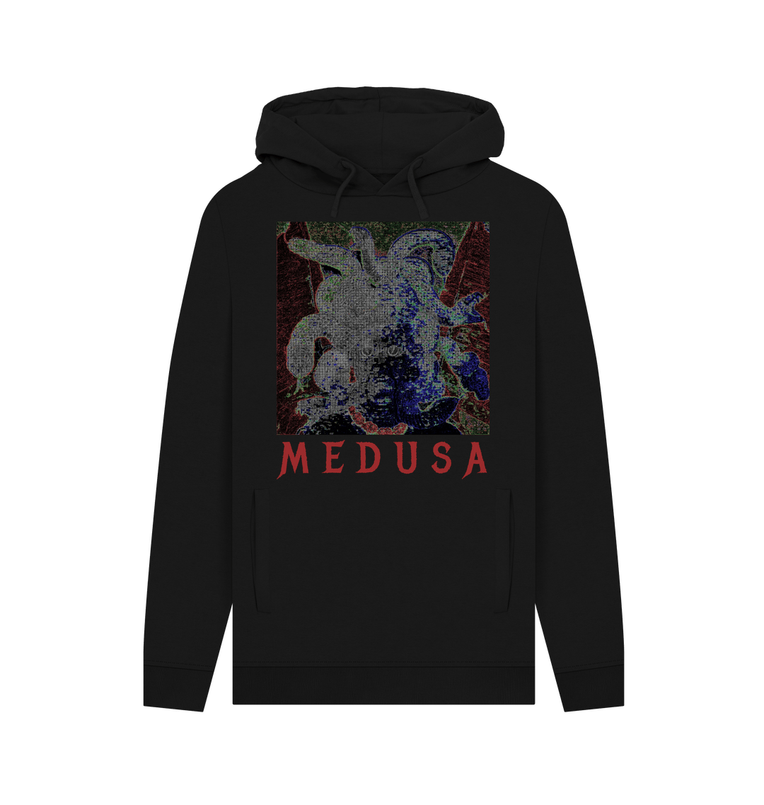 Black Printed Hoody